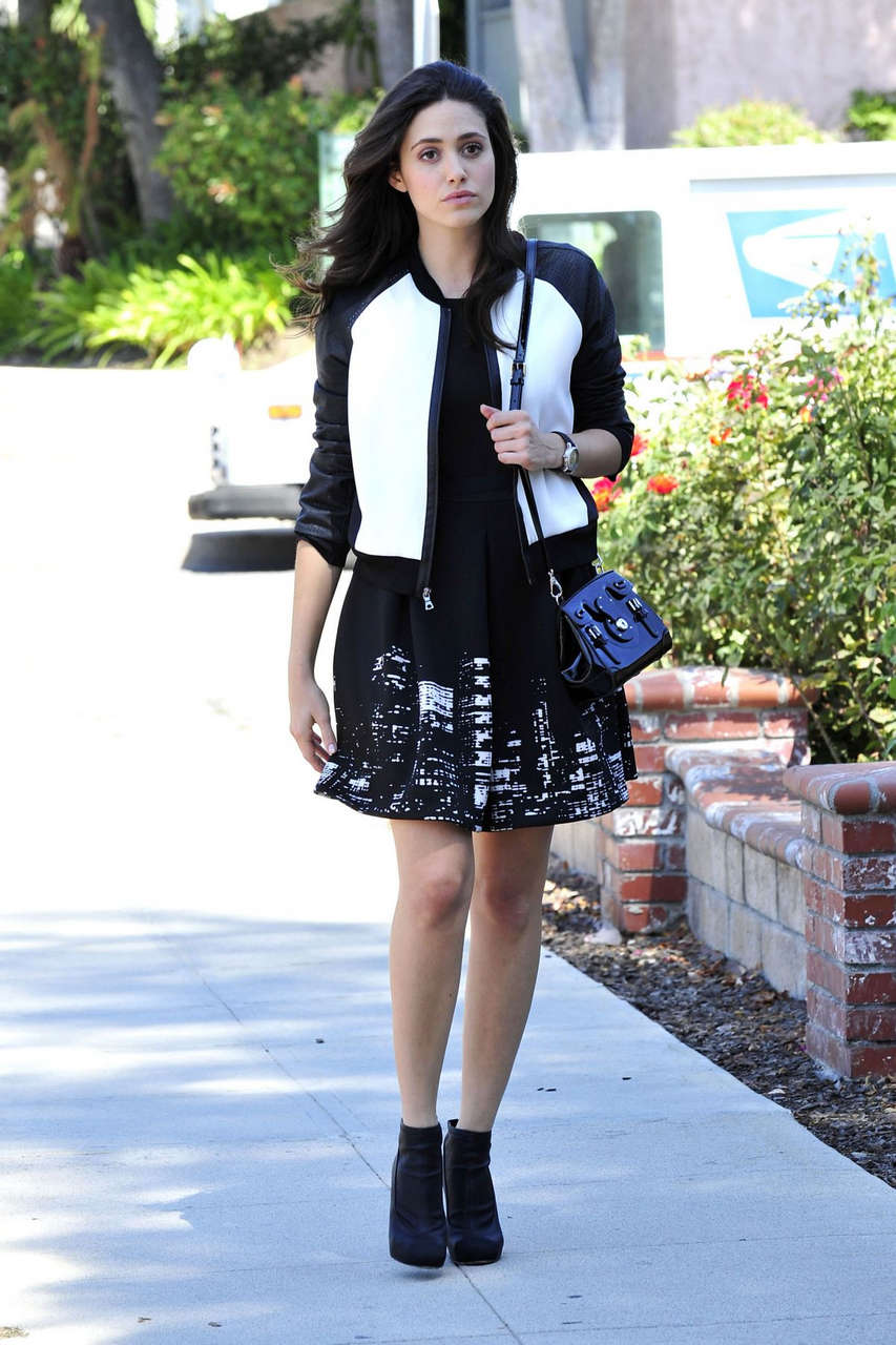 Emmy Rossum Out About Burbank