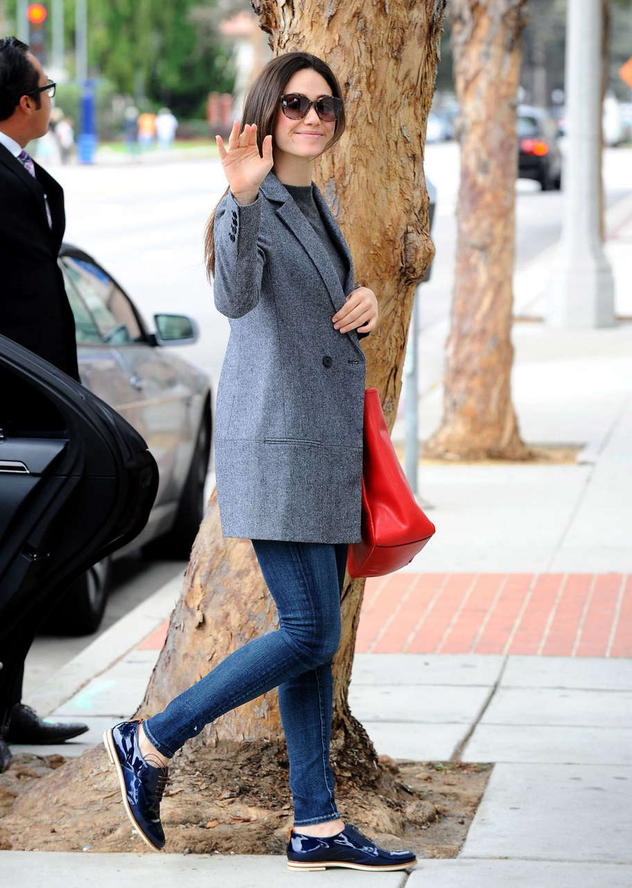 Emmy Rossum Out About Santa Monica