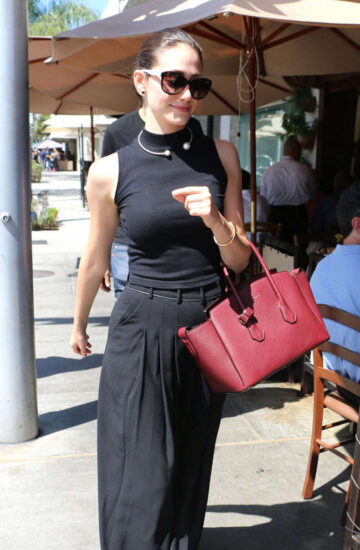 Emmy Rossum Out For Lunch Beverly Hills