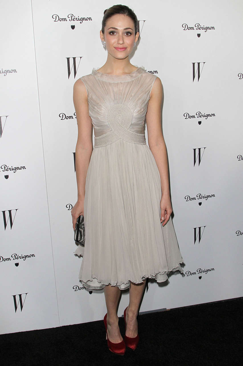 Emmy Rossum W Magazines 69th Annual Golden Globe Awards Celebration