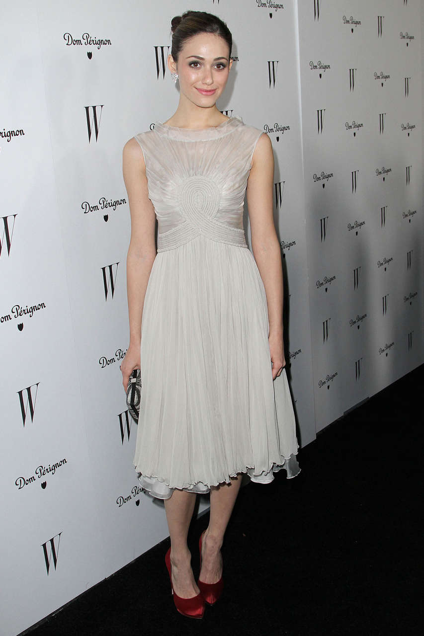 Emmy Rossum W Magazines 69th Annual Golden Globe Awards Celebration