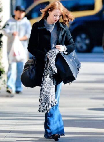 Emstonesdaily Emma Stone Leaving Her Apartment