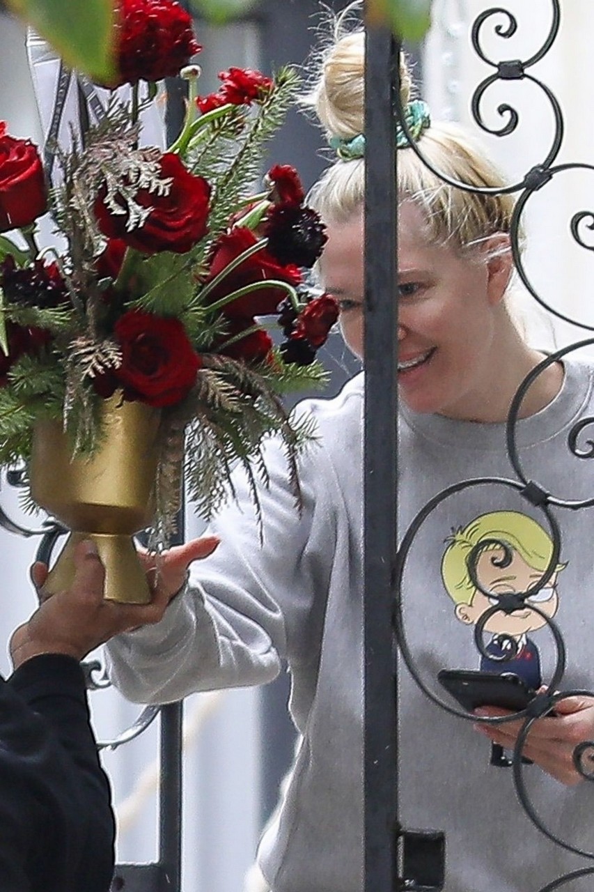 Erika Jayne Gets Flower Delivery Los Angeles