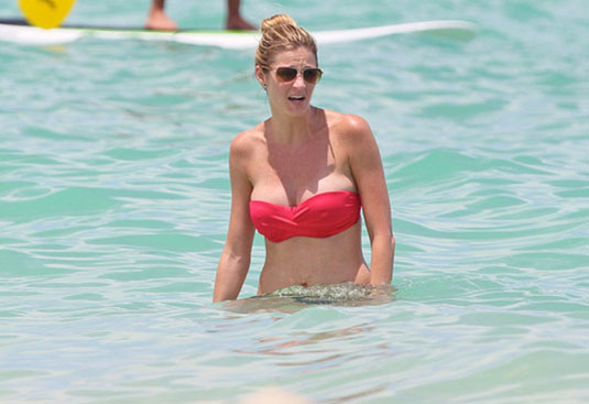 Erin Andrews Bikini Beach Miami