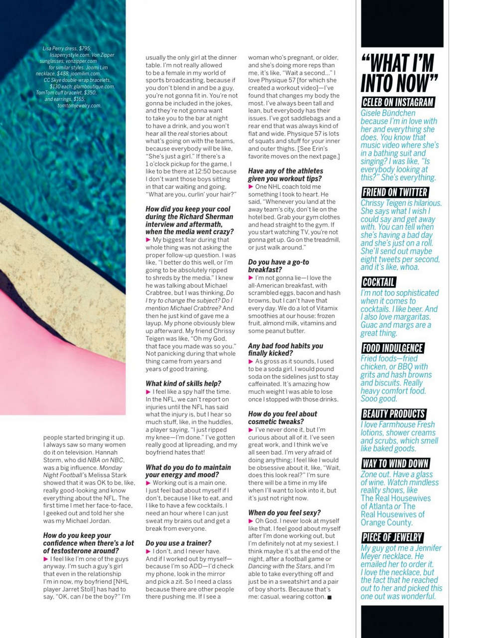 Erin Andrews Health Magazine September 2014 Issue