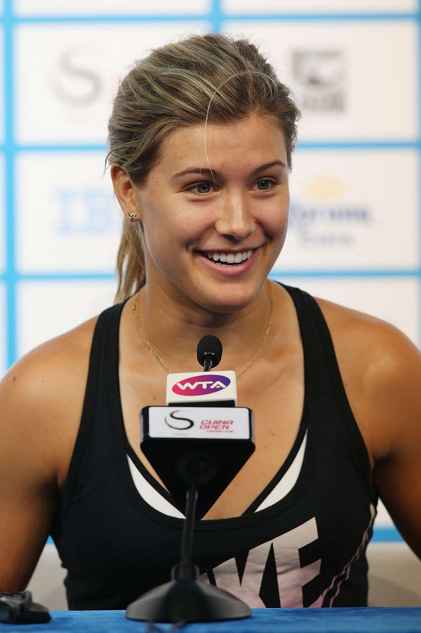 Eugenie Bouchard 2014 China Open Press Conference Beijing