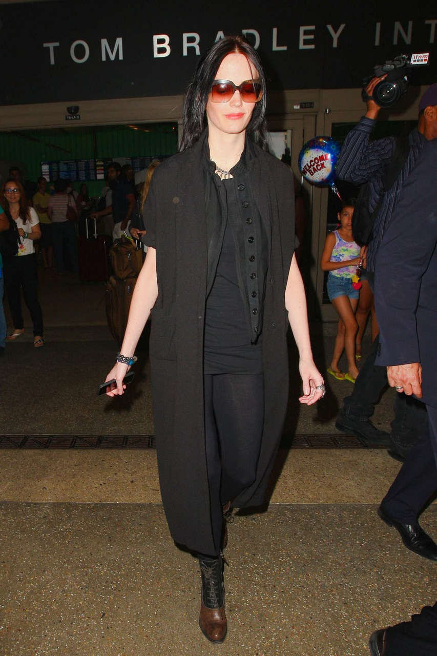 Eva Green Arrives Lax Airport Los Angeles