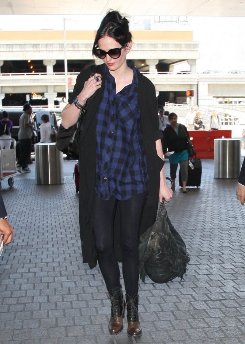 Eva Green Arrives Los Angeles International Airport