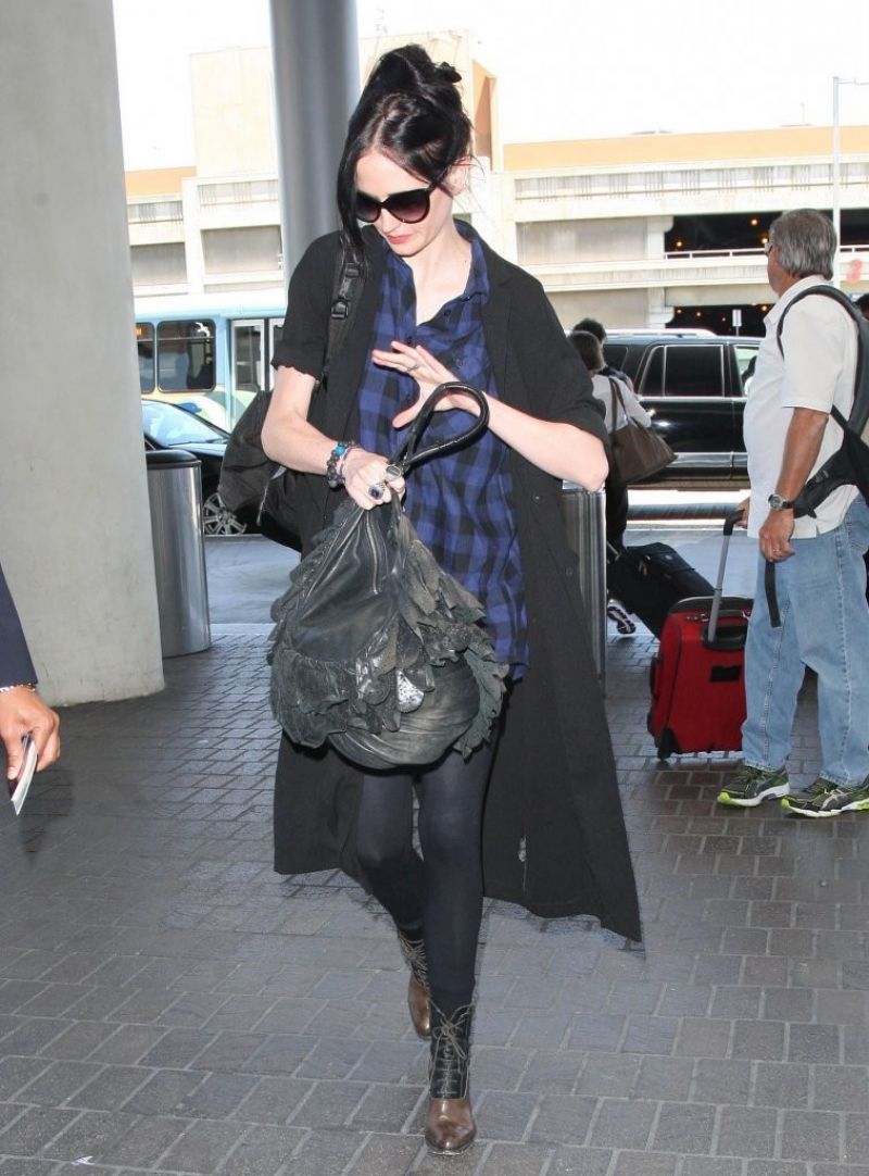 Eva Green Arrives Los Angeles International Airport