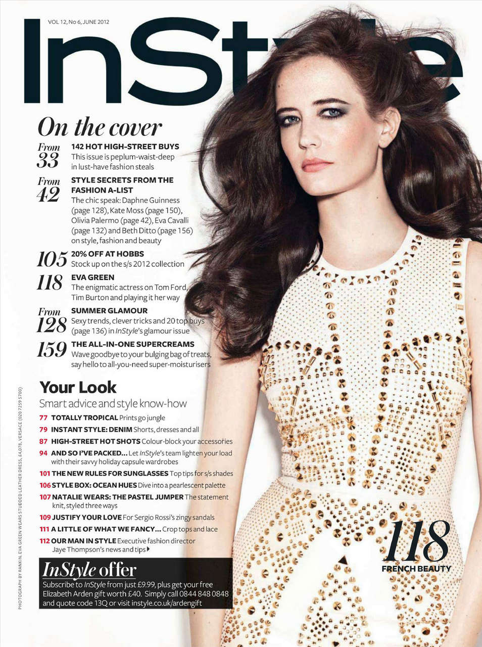 Eva Green Instyle Magazine Uk June 2012 Issue