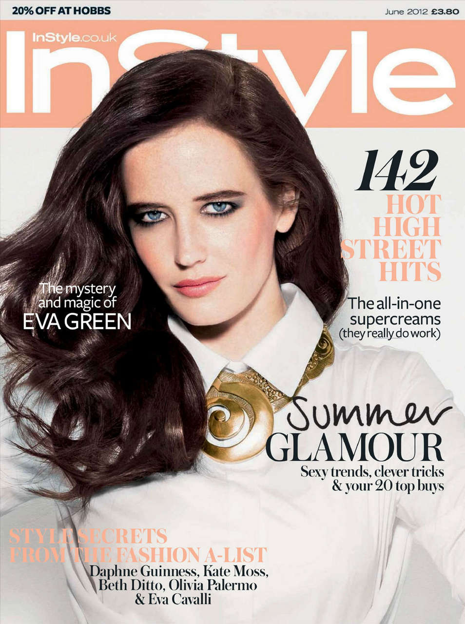 Eva Green Instyle Magazine Uk June 2012 Issue
