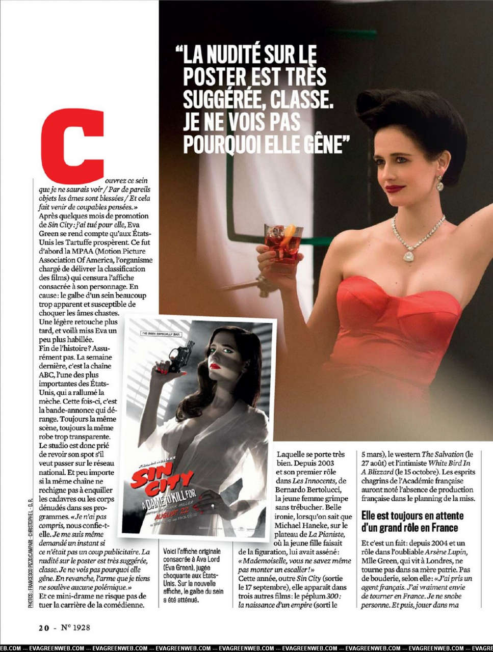 Eva Green Vsd Magazine August 2014 Issue