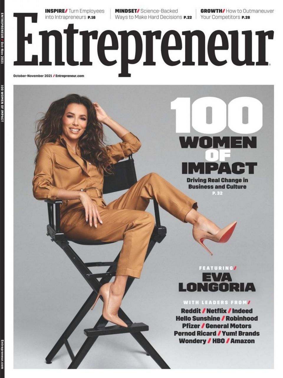 Eva Longoria Entrepeneur Magazine October