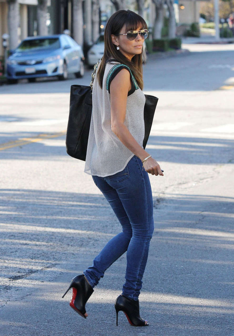 Eva Longoria Jeans Out Shopping Los Angeles