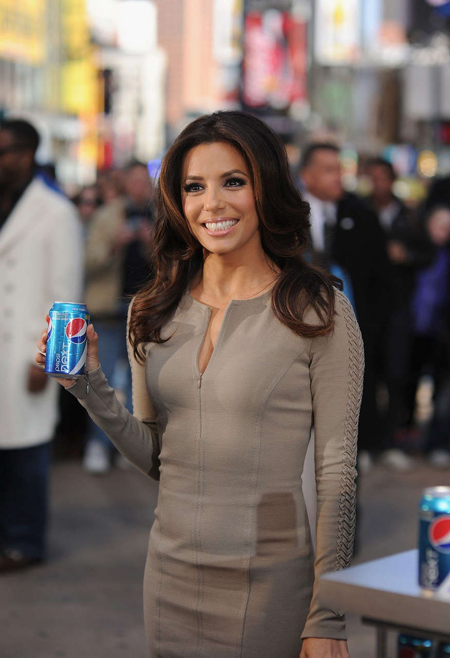 Eva Longoria Promotes Pepsi Next Drink It To Believe It New York