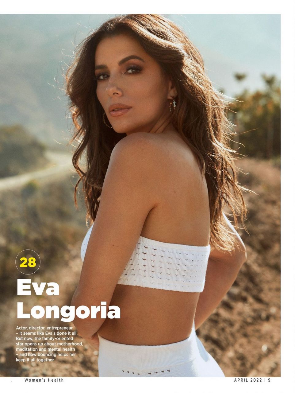 Eva Longoria Women S Health Magazine Uk April