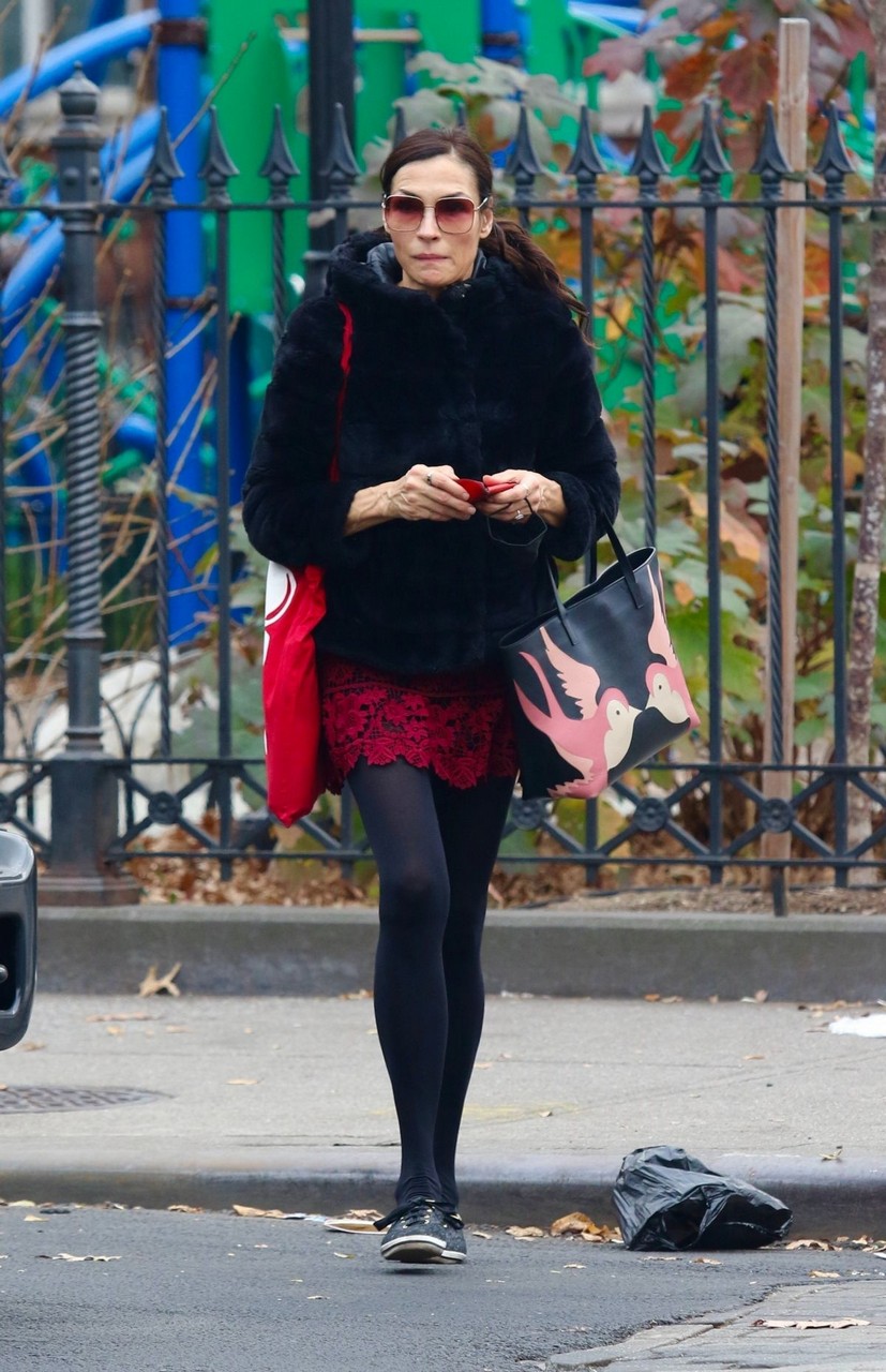Famke Janssen Out About New York