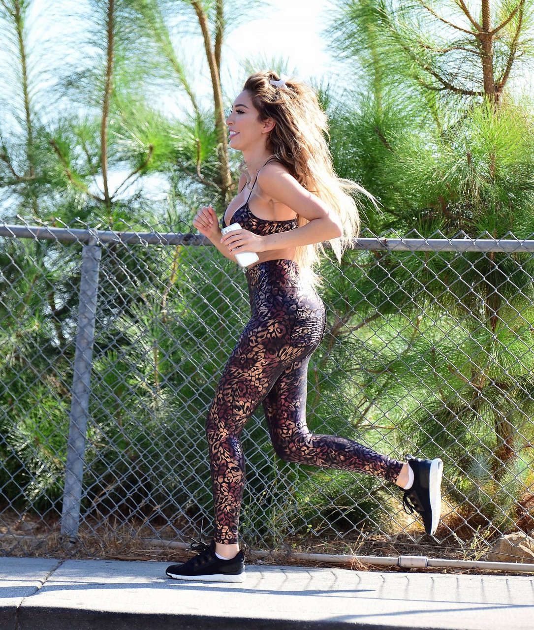 Farrah Abraham Out Jogging Los Angeles