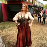 Felicia Day At A Ren Faire From Her Twitter