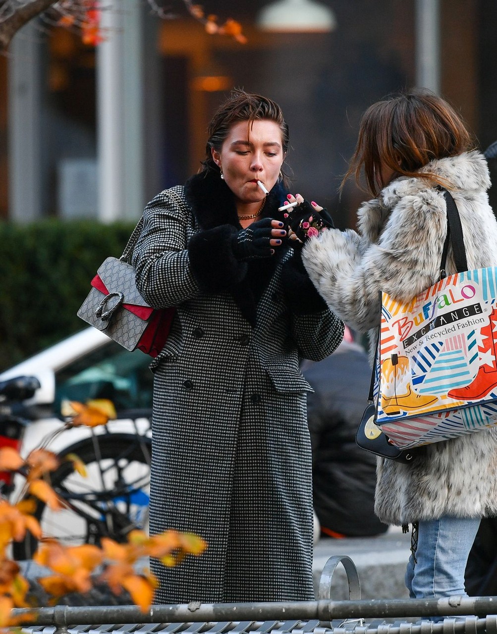 Florence Pugh Out With Friends New York