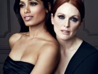Freida Pinto And Julianne Moore By Loreal