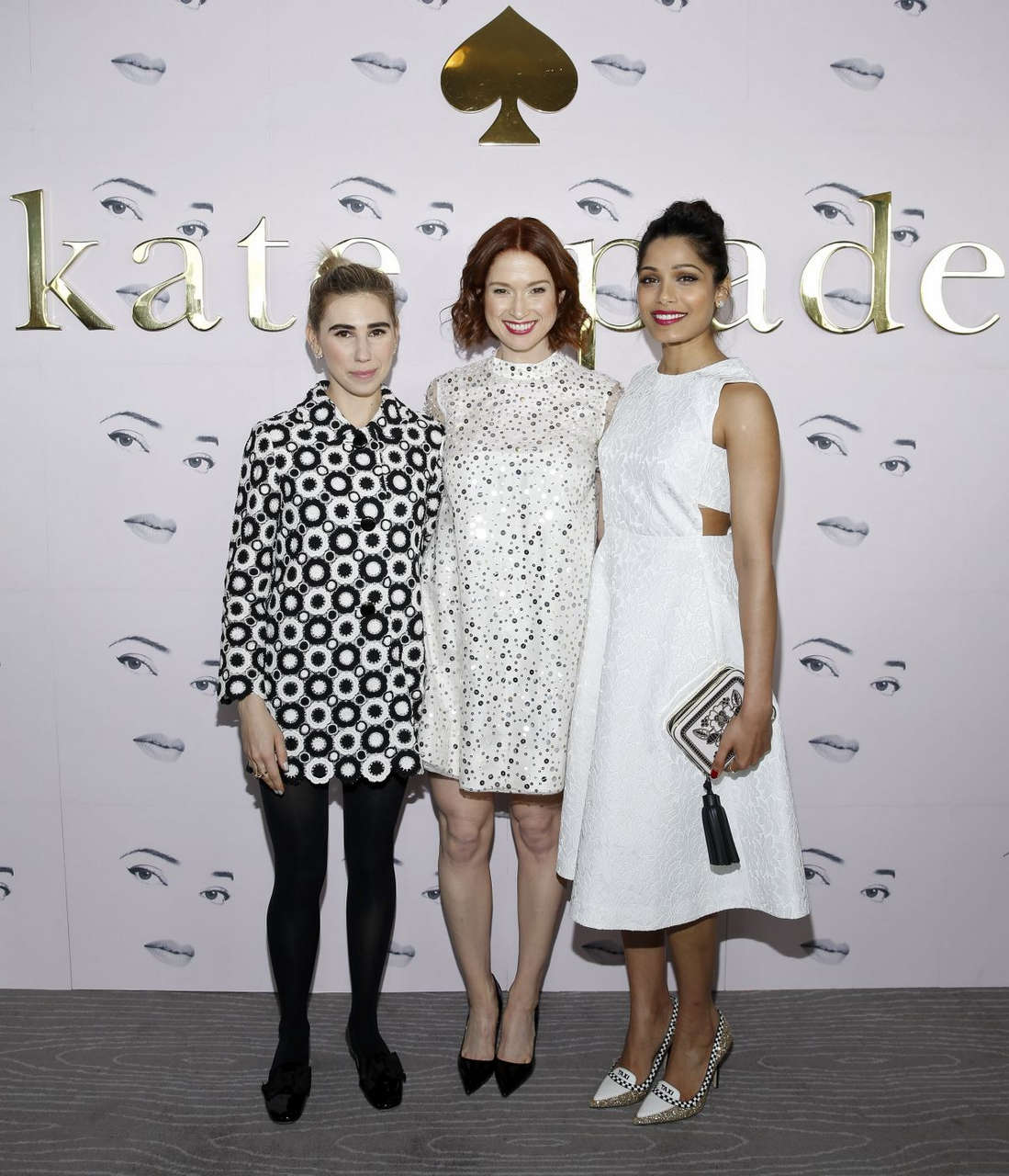 Freida Pinto Kate Spade Fashion Show New York Fashion Week