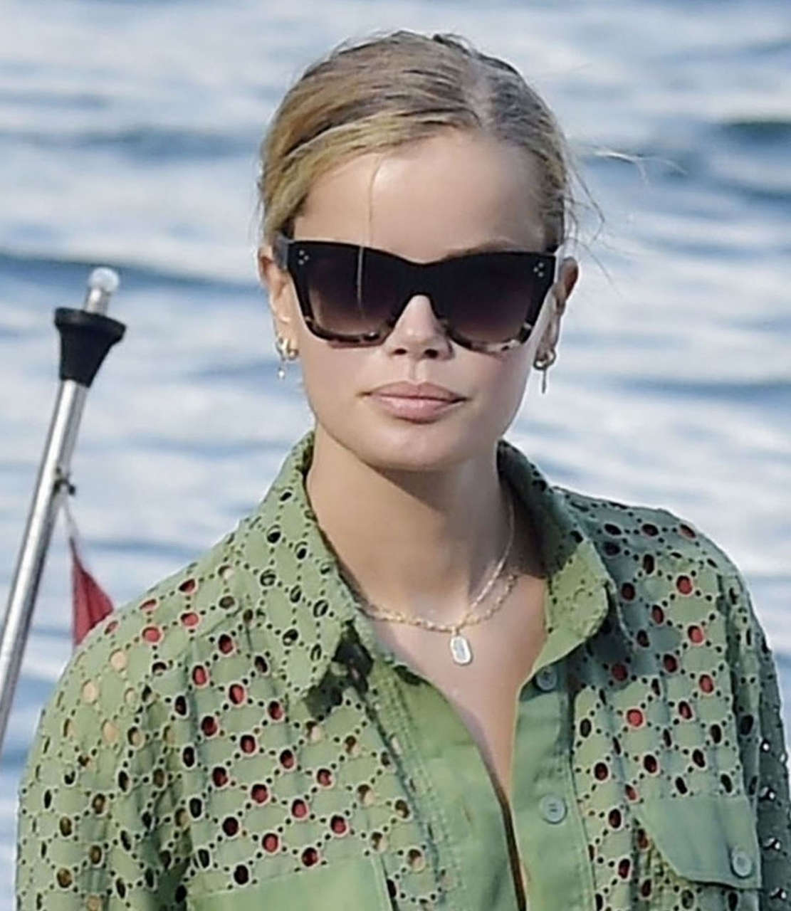 Frida Aasen Out Vacation Italy