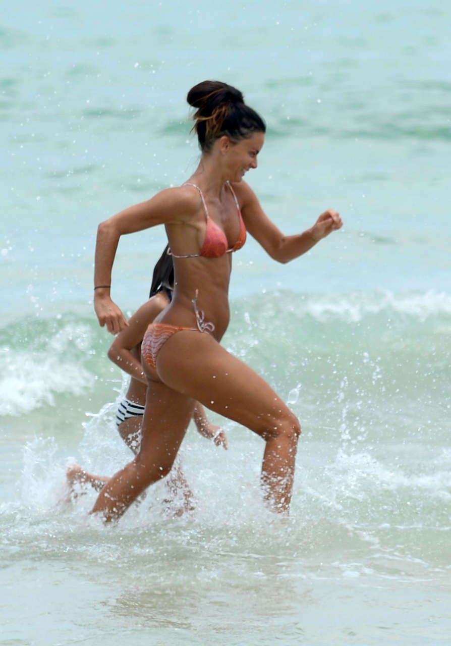 Gabrielle Anwar Bikini Beach Miami