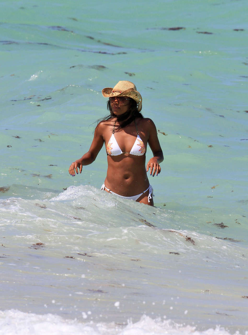 Gabrielle Union Bikini Beach Miami