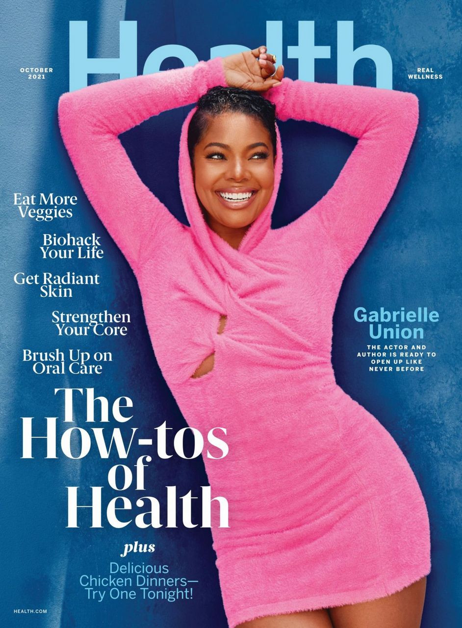 Gabrielle Union Health Magazine October