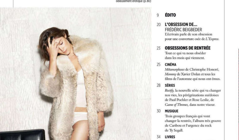 Gemma Arerton Obsession Magazine September 2014 Issue (5 photos)
