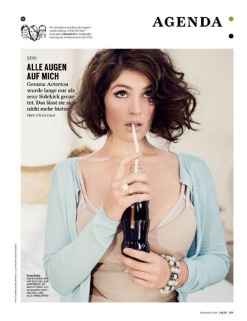 Gemma Arterton Gq Magazine Germany September 2014 Issue