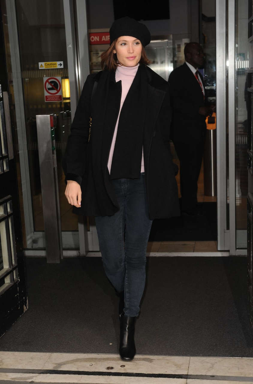 Gemma Arterton Leaves Bbc Radio 2 Studios London