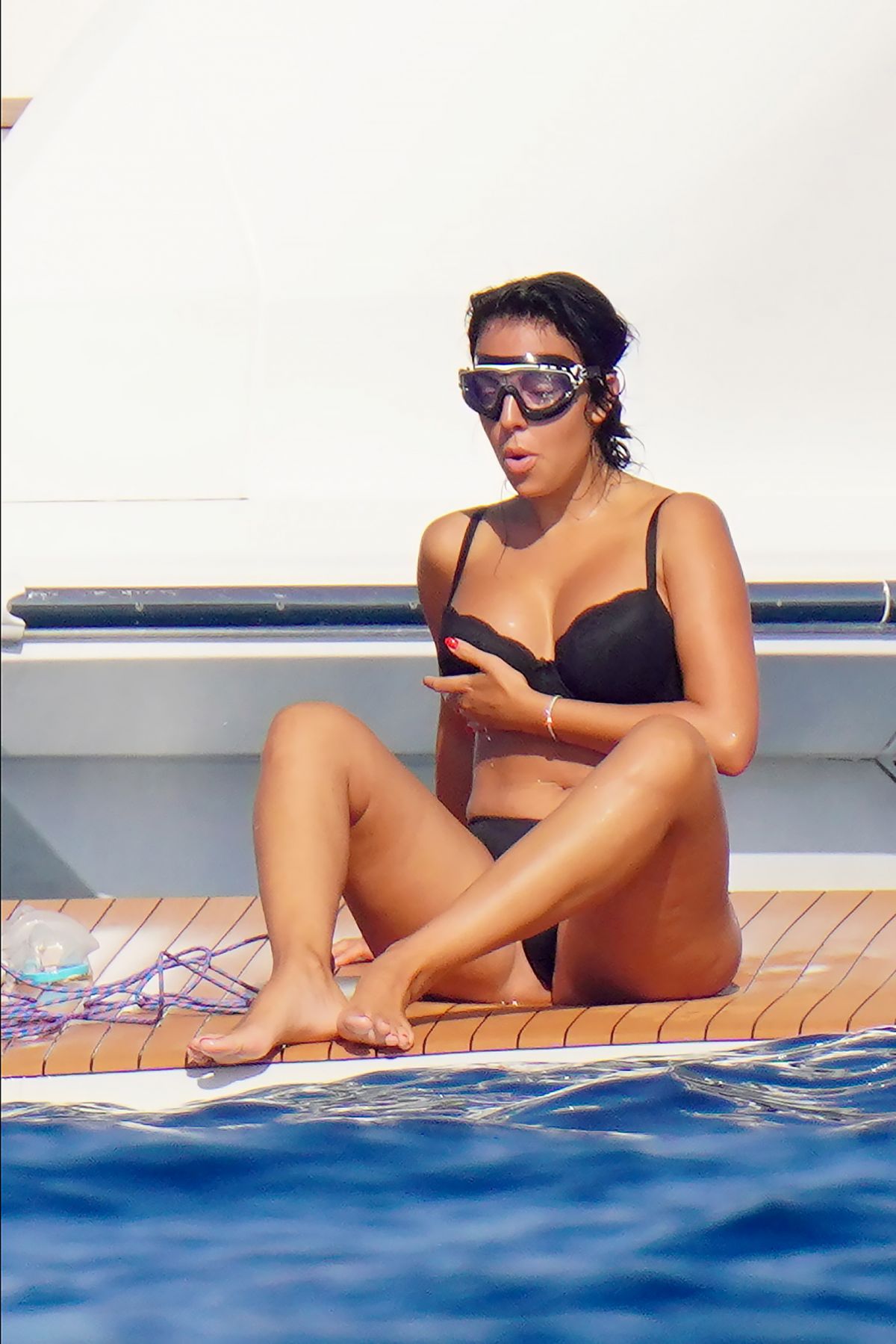 Georgina Rodriguez Bikini Yacht France