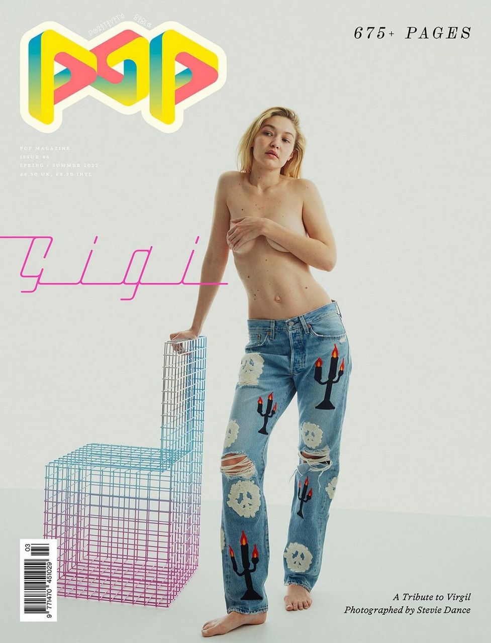 Gigi Hadid For Pop Magazine Spring Summer