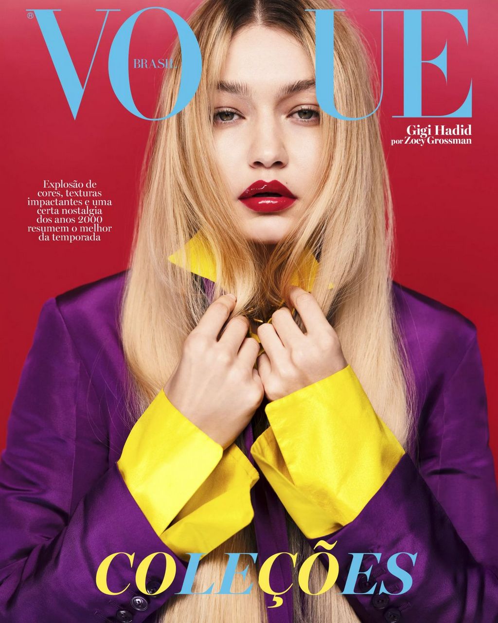 Gigi Hadid For Vogue Magazine Brazil March