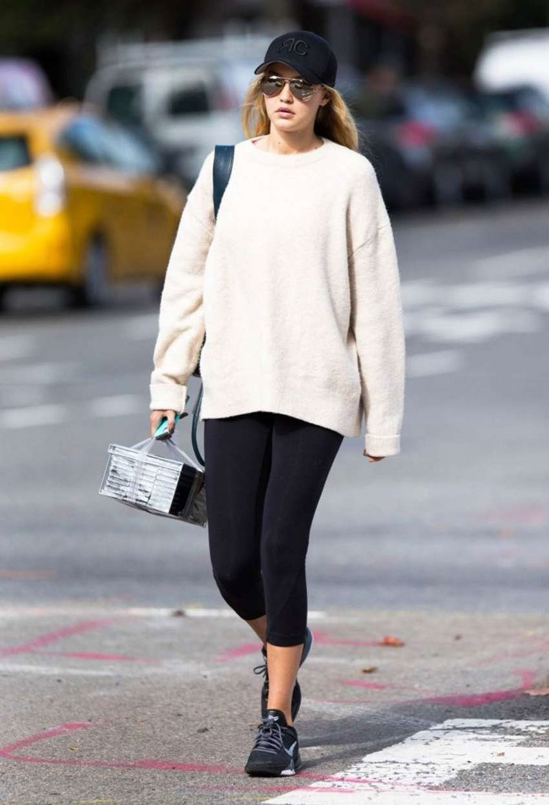 Gigi Hadid Heading Gym New York