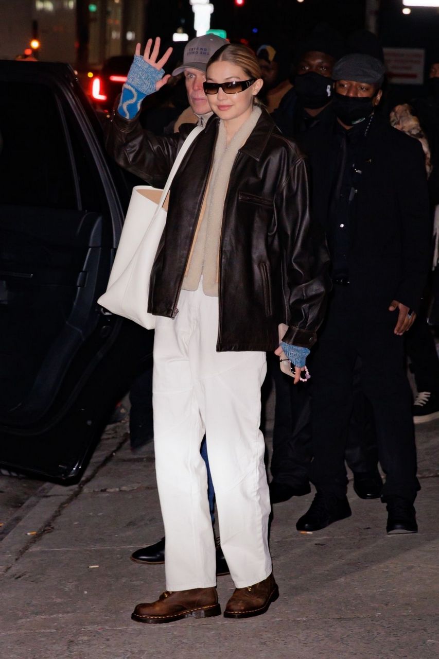 Gigi Hadid Leaves Michael Kors Fashion Show New York