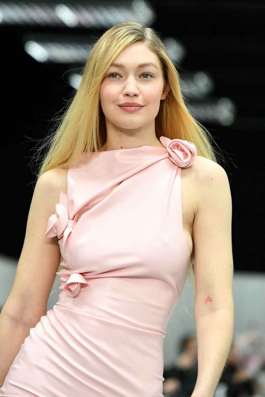 Gigi Hadid Walks Runwayat Coperni Fashion Show Paris