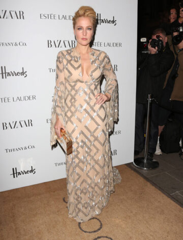 Gillian Anderson 2012 Harpers Bazaar Women Year Awards London