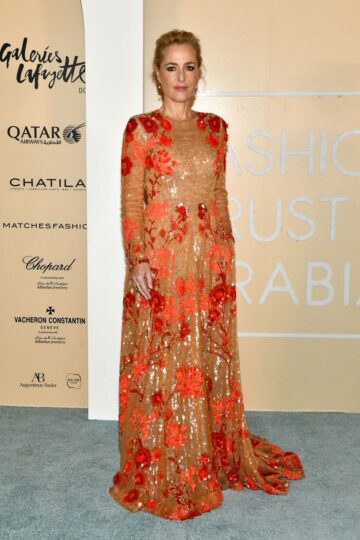 Gillian Anderson 2021 Fashion Trust Arabia Prizes Awarded