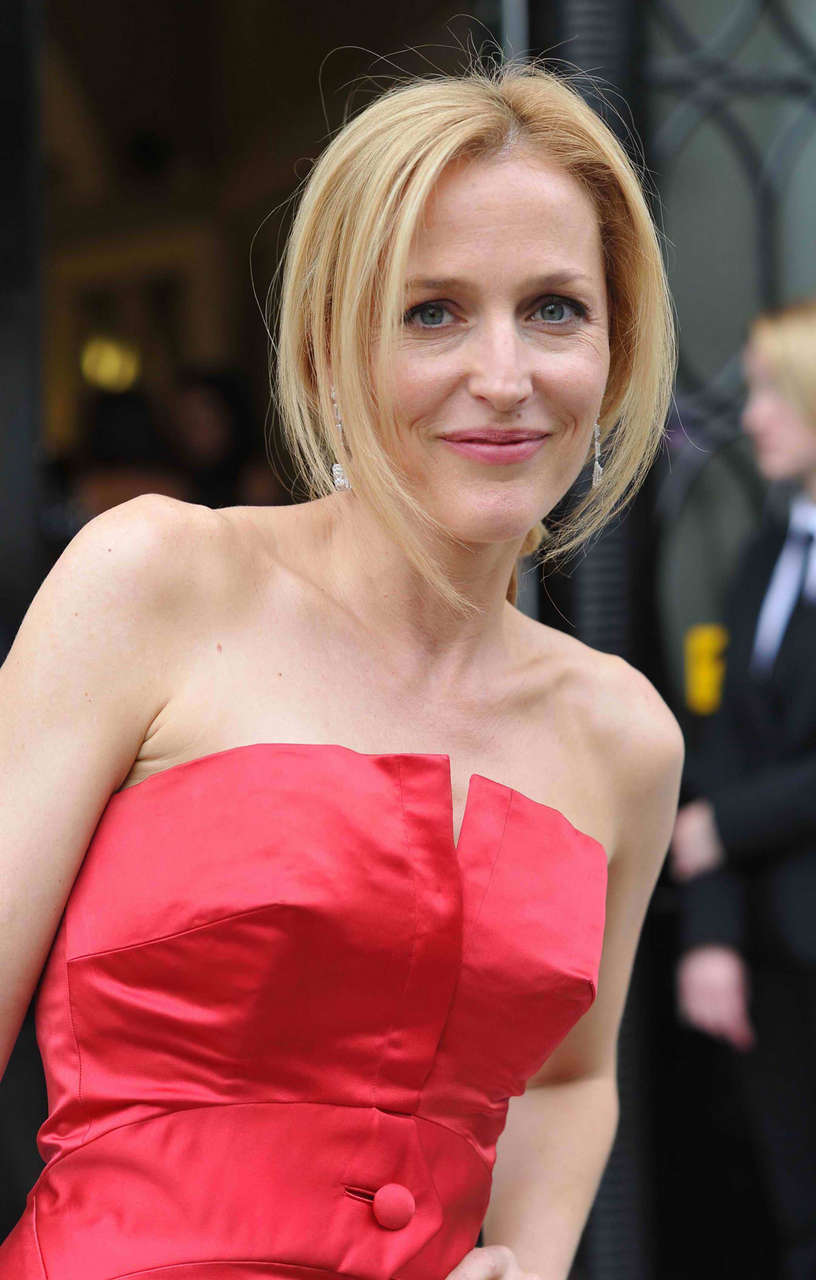 Gillian Anderson Arriving Tatlers Women Only Party London