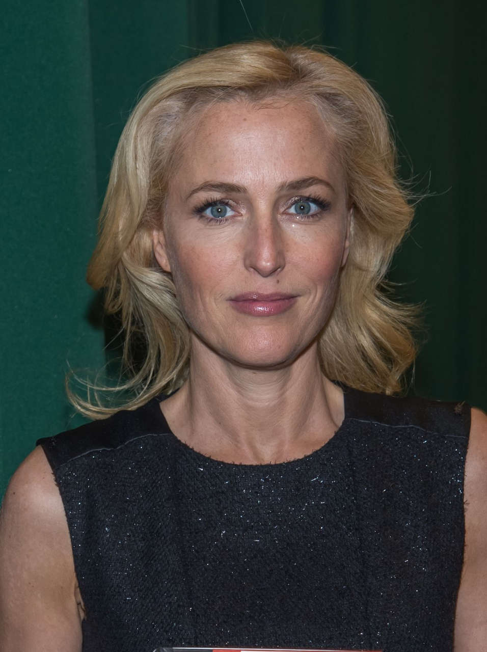 Gillian Anderson Conversation With Jeff Rovin Promotion New York