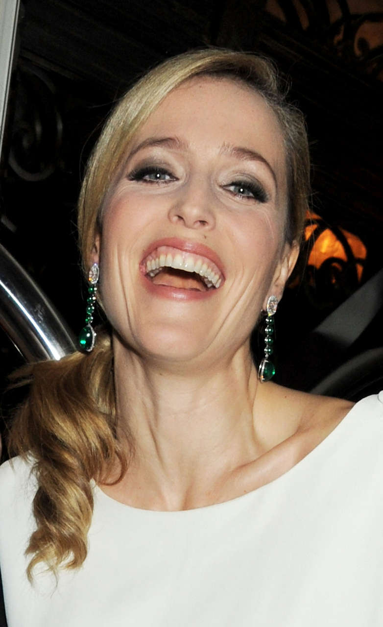 Gillian Anderson Instyle Anniversary Party London