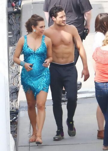 Ginger Zee Dancing With Stars Rehersal Hollywood