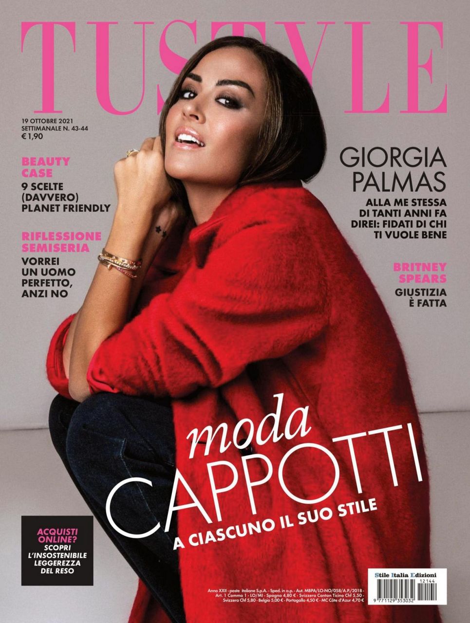 Giorgia Palmas Tu Style Magazine October