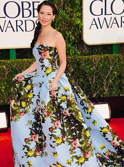 Golden Globes 2013 Favorite Dresses Lucy Liu In (4 photos)