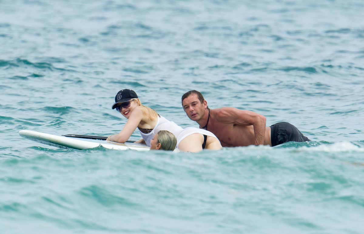 Gwen Stefani Bikinis Beach Miami