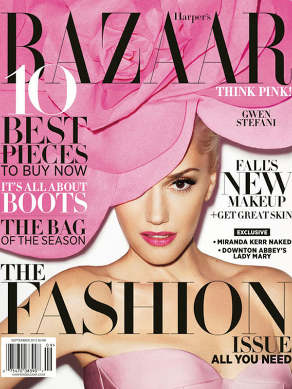 Gwen Stefani Harpers Bazaar Magazine September 2012 Issue