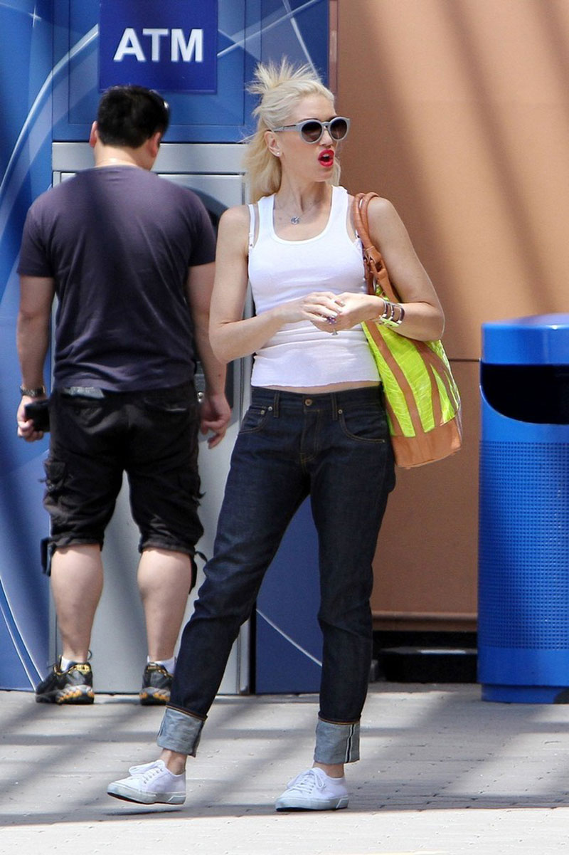Gwen Stefani Heading To Lunch Poquito Mas Malibu